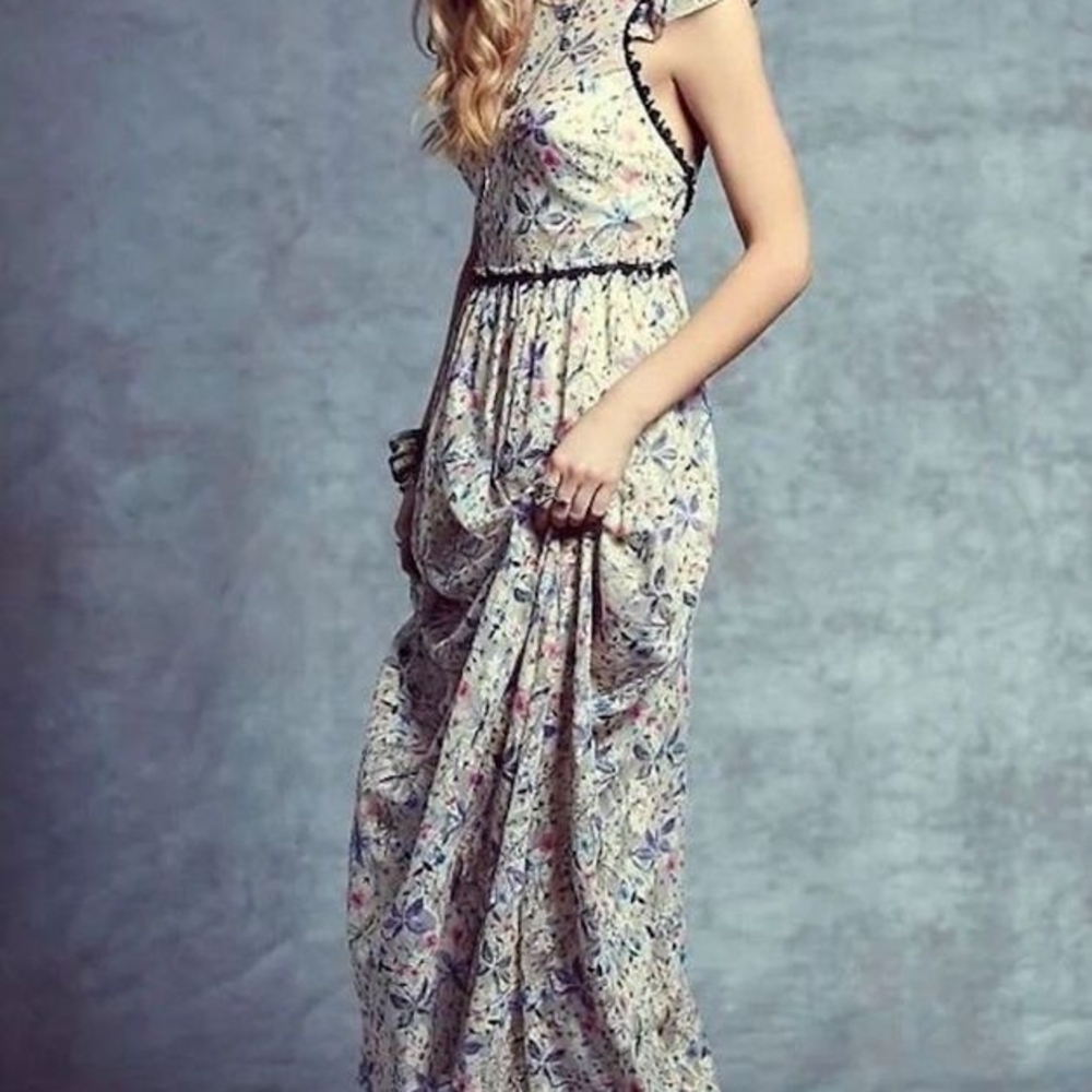 Free People Floral Maxi Dress